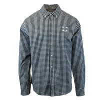 Men's U-State Gingham Button-Up Shirt blue and white